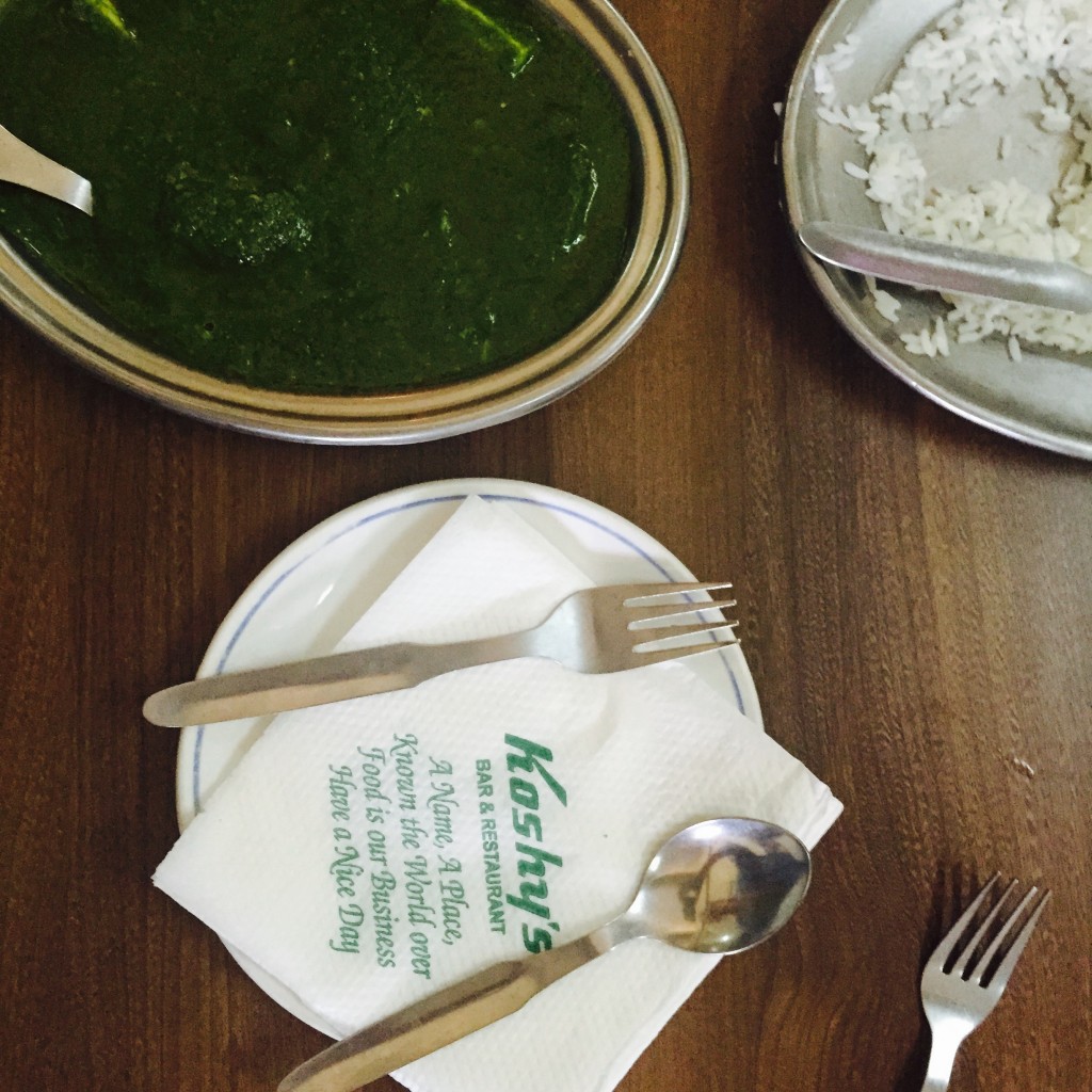 Palak paneer is my dream food.