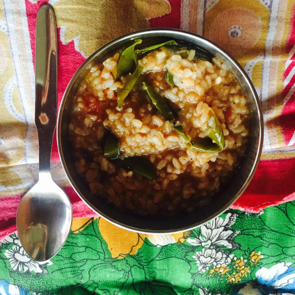 Vaidyagrama rice gruel.