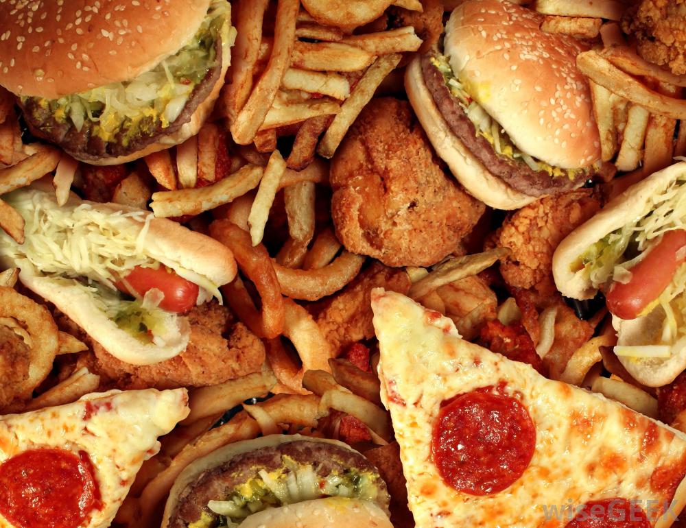 fatty foods grouped together Bet you didn’t know your junk food was poisoning you quite like this...